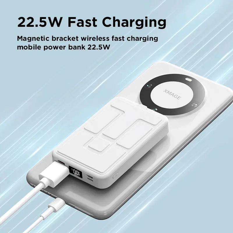 Magnetic Fast Charging Power Bank — 22.5W with Stand