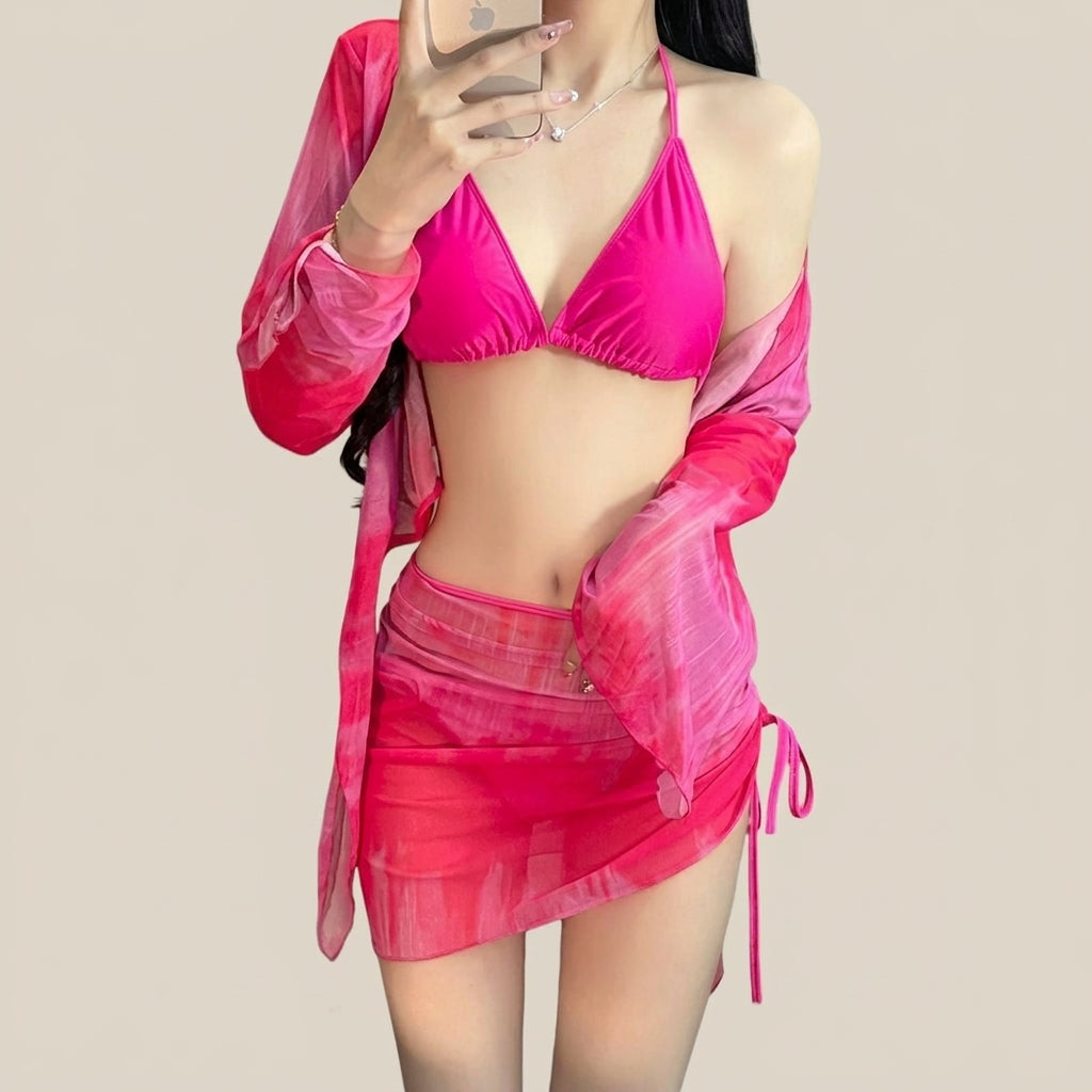 4-in-1 Tiedye Bikini Set - K-Fashion 🇰🇷
