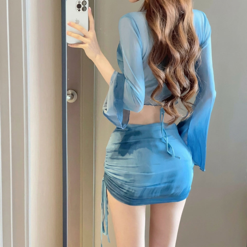 4-in-1 Tiedye Bikini Set - K-Fashion 🇰🇷